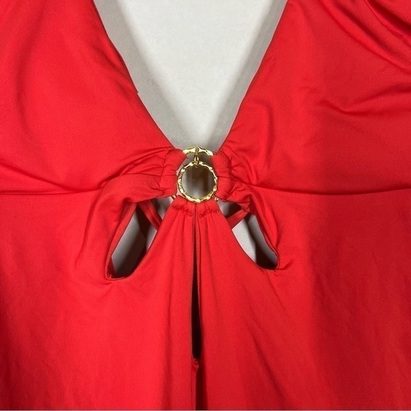 Trina Turk Monaco Flutter One Piece Swimsuit Size 8 - Picture 5 of 10